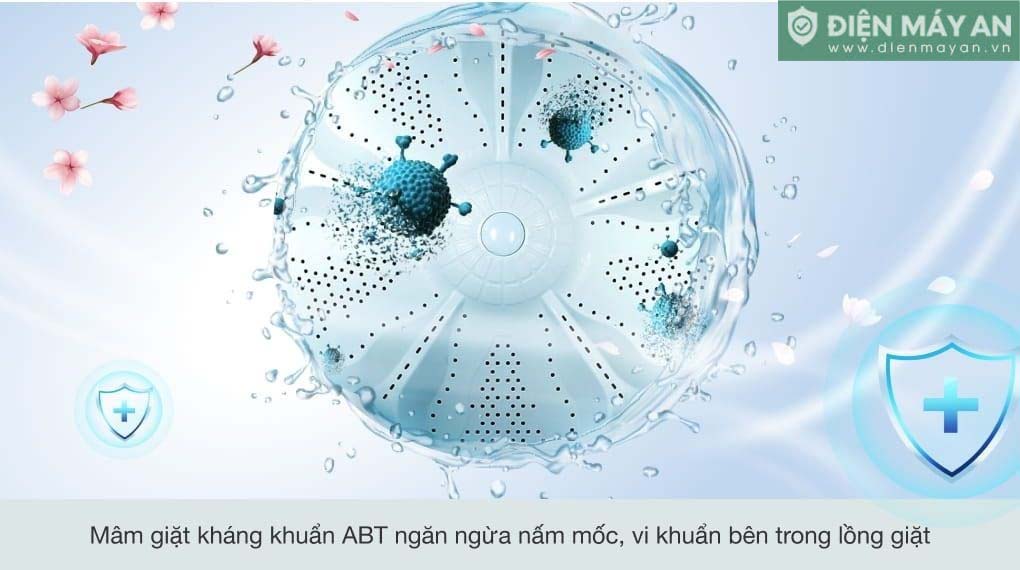 Máy giặt Aqua Inverter 10 kg AQW-DR100JT BK